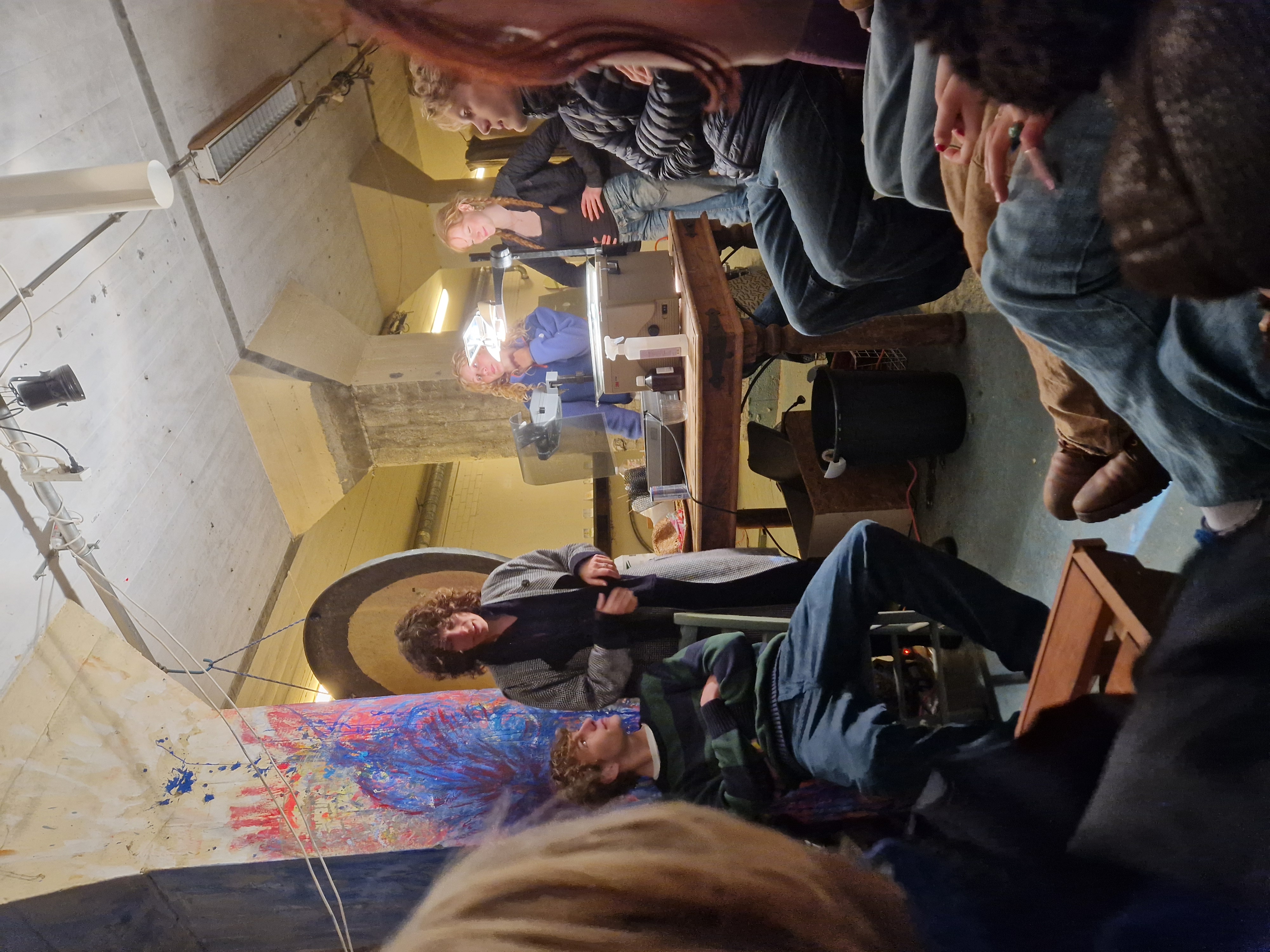 Animatie van Zaou Vaughan in de bunker