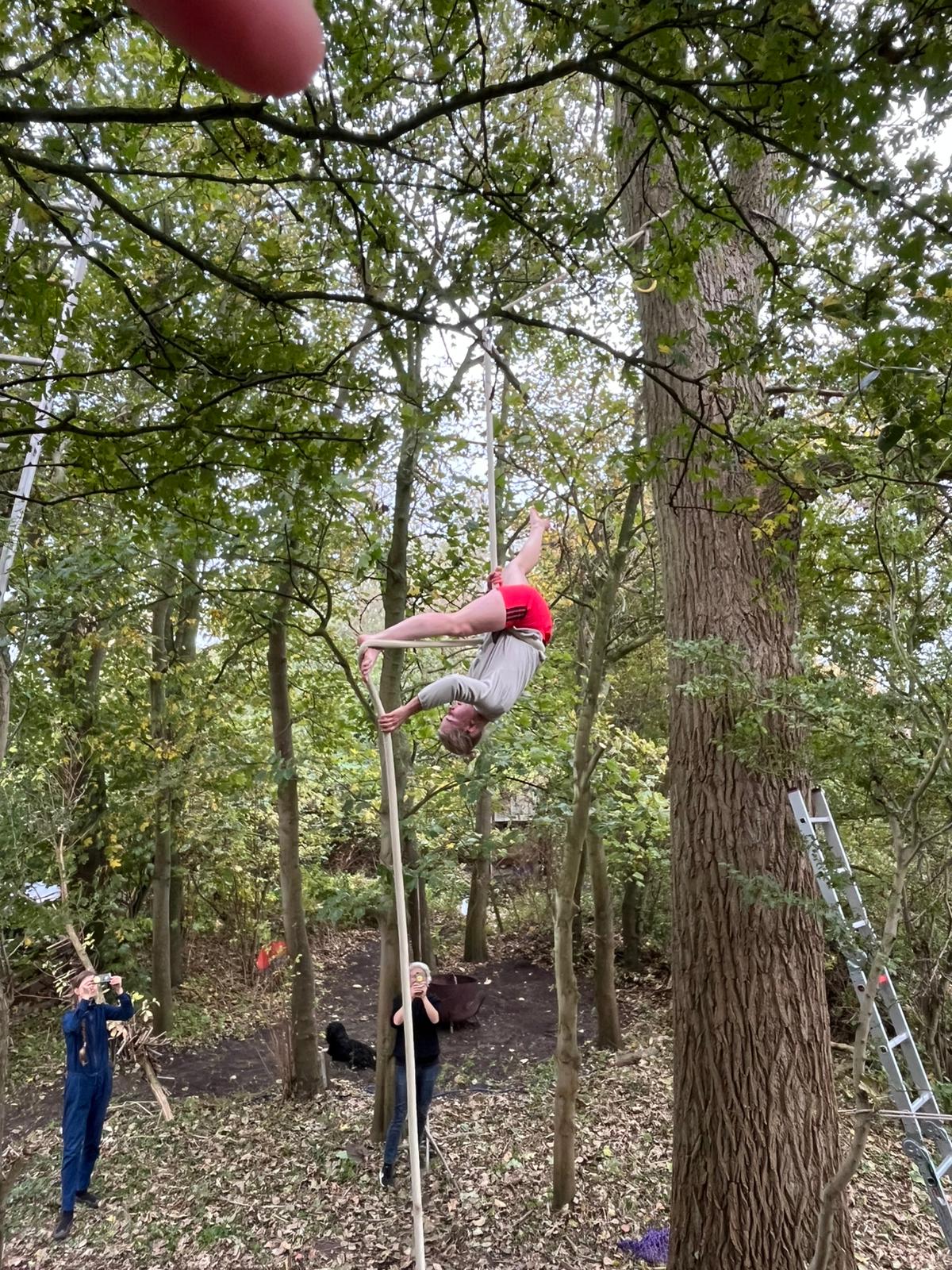 Joscha Cramer vanuit het nest